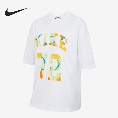 Nike/耐克正品2025夏季款大童舒适宽松图案休闲T恤IF0389-100