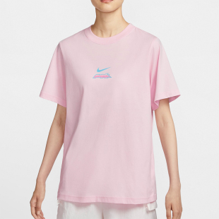 HM4625 Nike 女士休闲印花宽松运动短袖 新款 663 耐克正品