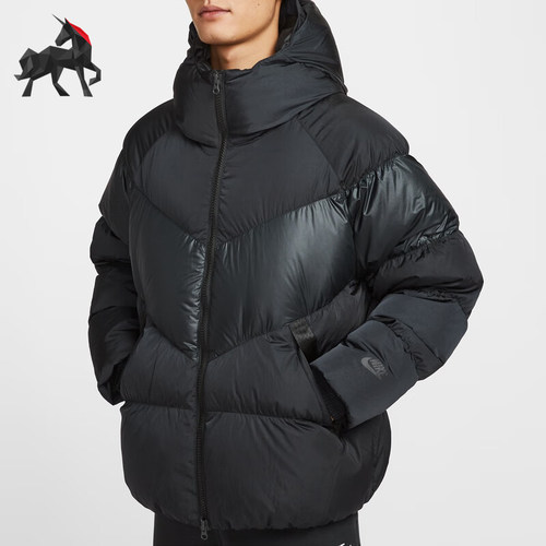 Nike/耐克正品2025冬季款男士日常连帽套头运动羽绒服IB2961-010