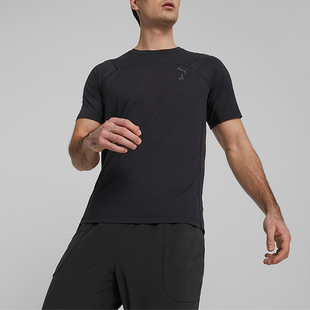 Puma/彪马正品2023秋季新款男子简约透气运动短袖T恤523256