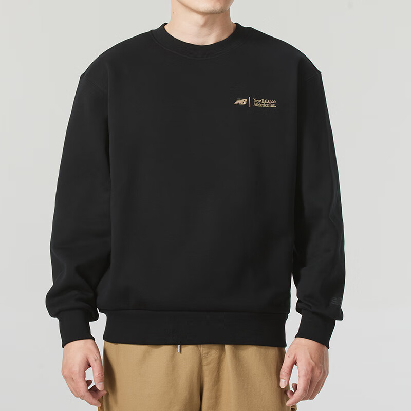 New Balance/NB正品2025新款男子户外休闲运动卫衣AMT44325-BK