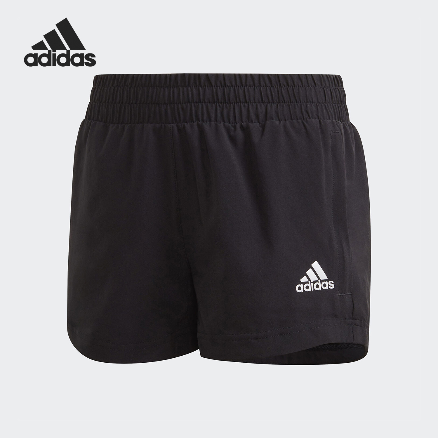 阿迪达斯大童舒适透气运动短裤