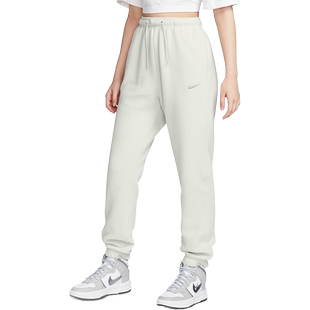 Nike/耐克官方正品Sportswear Plush 女子针织跑步长裤DQ6813-072
