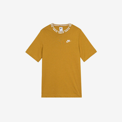 Nike/耐克正品男士圆领花透气休闲短袖正肩袖T恤FB7310-716
