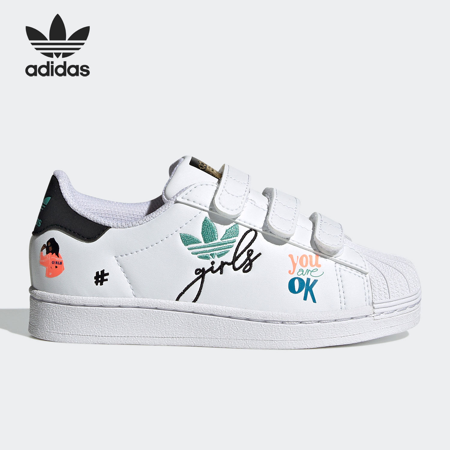 Adidas/阿迪达斯正品三叶草当季新款儿童休闲鞋H00778,童鞋/婴儿鞋/亲子鞋,运动鞋,淘宝优惠券,粉丝福利购,淘宝优惠卷