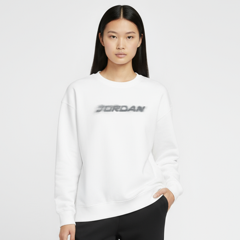 Nike/耐克正品新款女士宽松水洗做旧透气印花卫衣HV8954-121