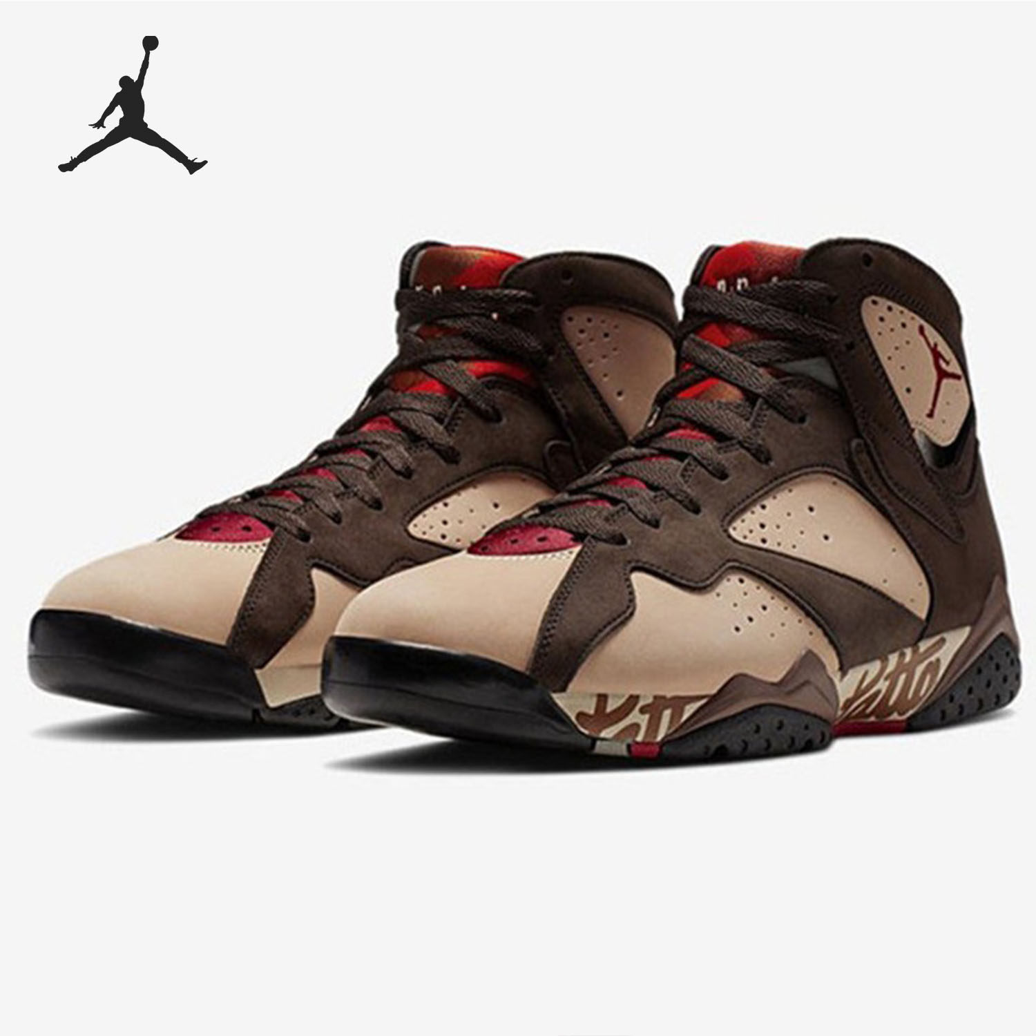 Nike/耐克正品新款 AJ7系列Patta联名款男子涂鸦篮球鞋AT3375