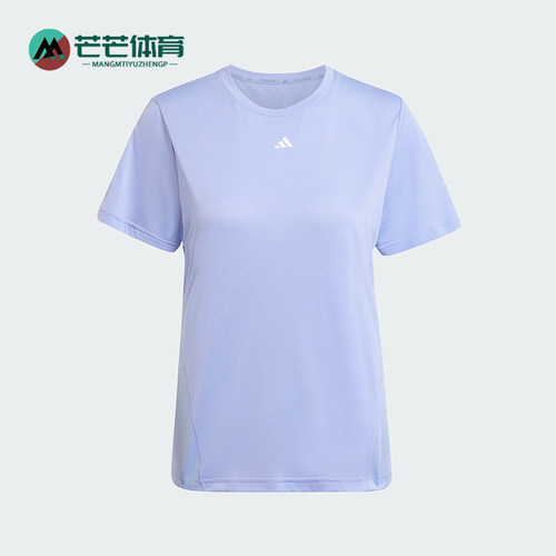 阿迪达斯女士运动健身短袖