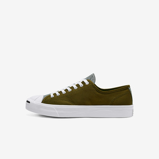 168677C 帆布鞋 Converse匡威 橄榄绿格纹撞色JP开口笑低帮男女款