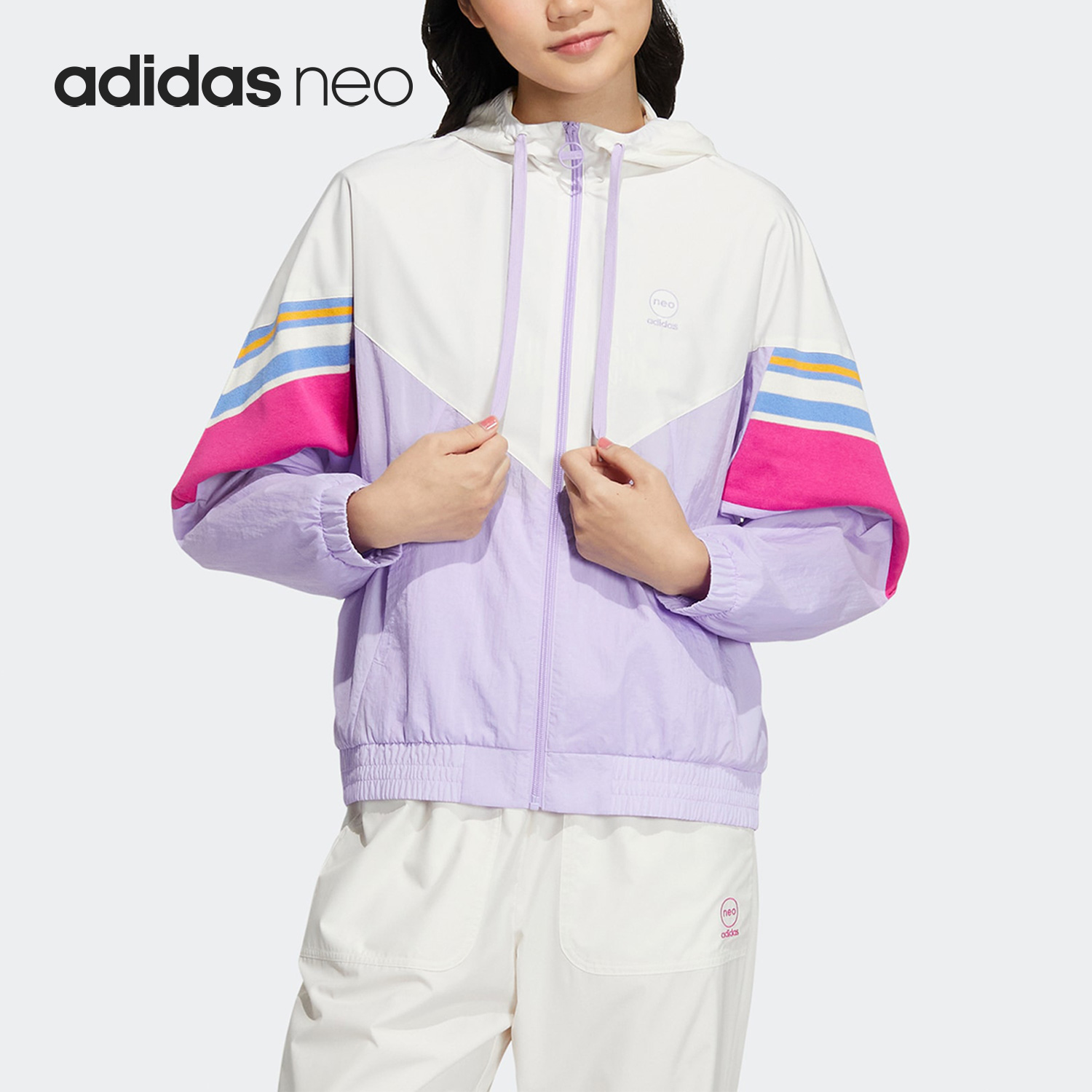 阿迪达斯官方正品女子外套