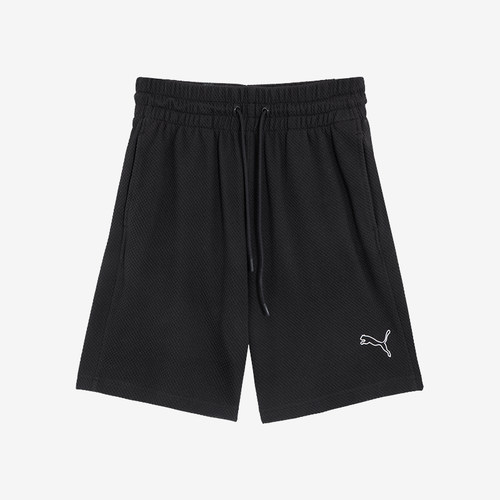 Puma/彪马正品2024夏季新款女士宽松透气跑步针织网眼短裤