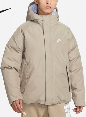 Nike/耐克正品男子连帽拉链休闲运动保暖棉服外套DQ4933-206