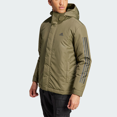 Adidas/阿迪达斯男子连帽棉服