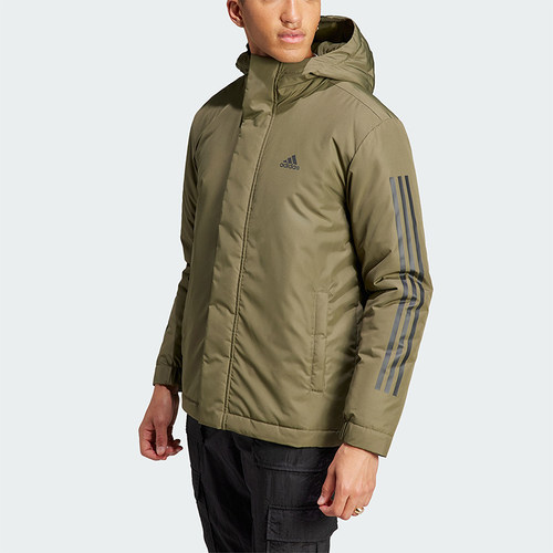 Adidas/阿迪达斯男子连帽棉服