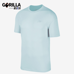 夏季 新款 男士 Nike CW1252 时尚 休闲运动透气训练短袖 410 耐克正品