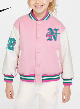 Nike/耐克正品秋冬新款小童拼接户外立领外刺绣套FV3137-690