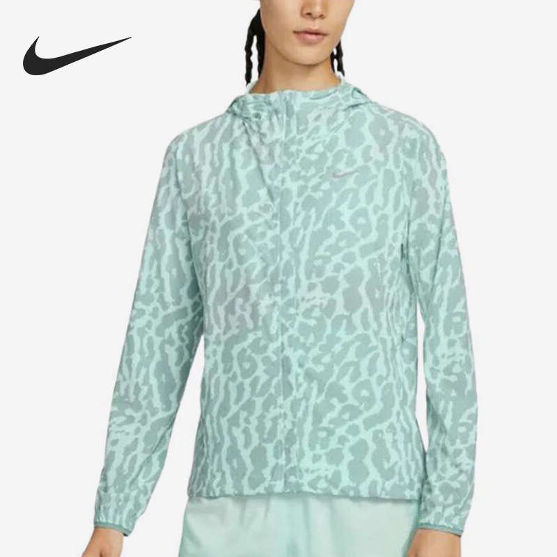 Nike/耐克官方正品SwiftDri-FIT新款女薄荷绿跑步夹克IB5845-353