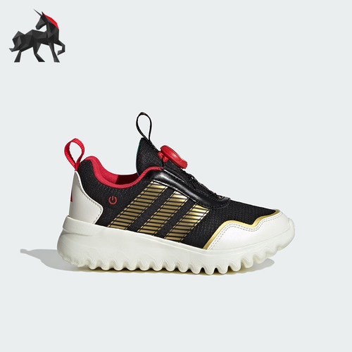 Adidas/阿迪达斯正品2025新款小童轻便透气训练运动鞋JS3089