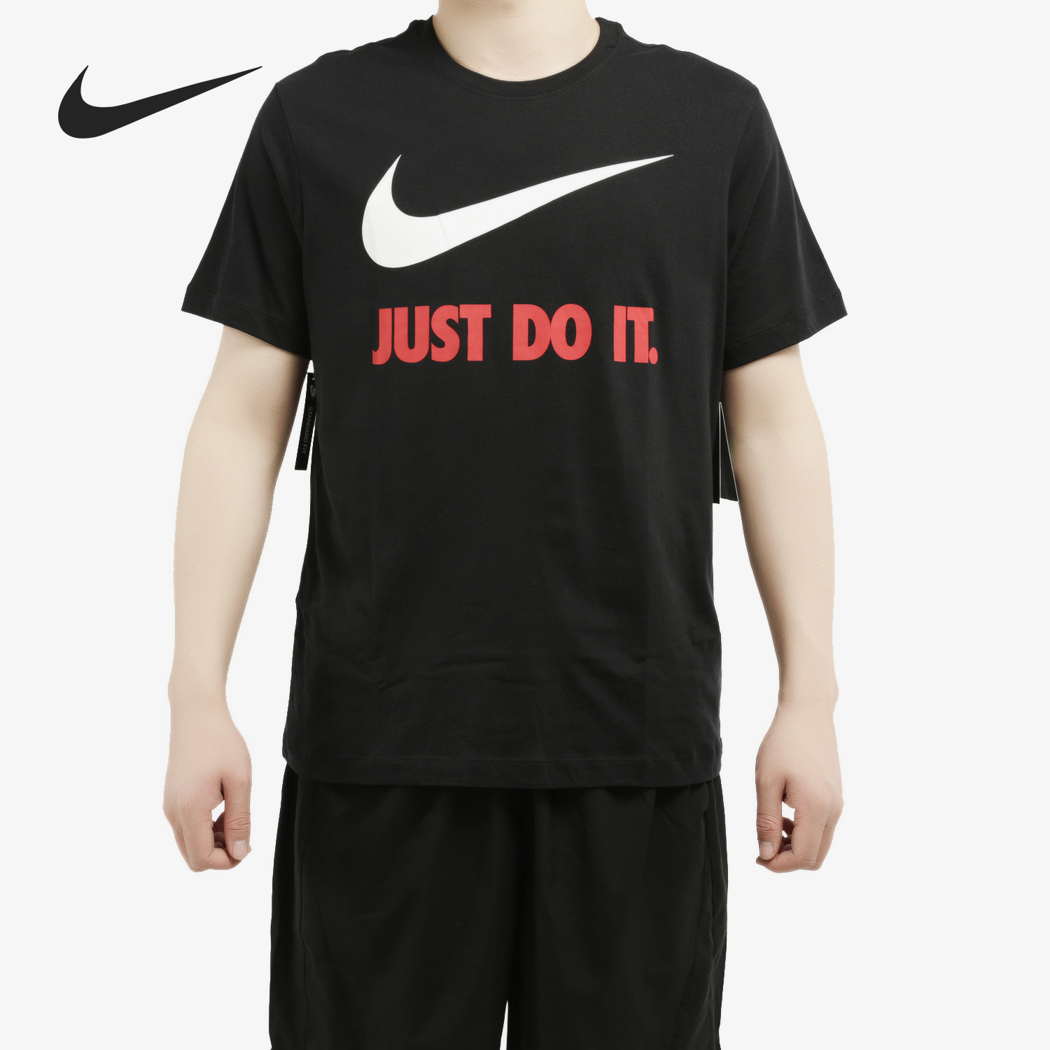 男子圆领休闲训练跑步运动T恤