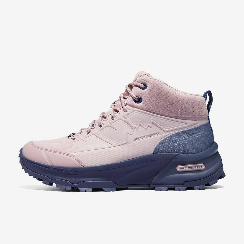 skechers/斯凯奇官方正品秋冬新款女士户外运动休闲中帮厚底棉鞋