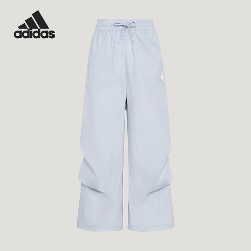 Adidas/阿迪达斯正品FOS W WV PANT女士拒水梭织系带休闲裤KW5716