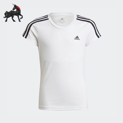 Adidas/阿迪达斯正品DESIGNED2MOVETE新款儿童经典短袖T恤HM4471