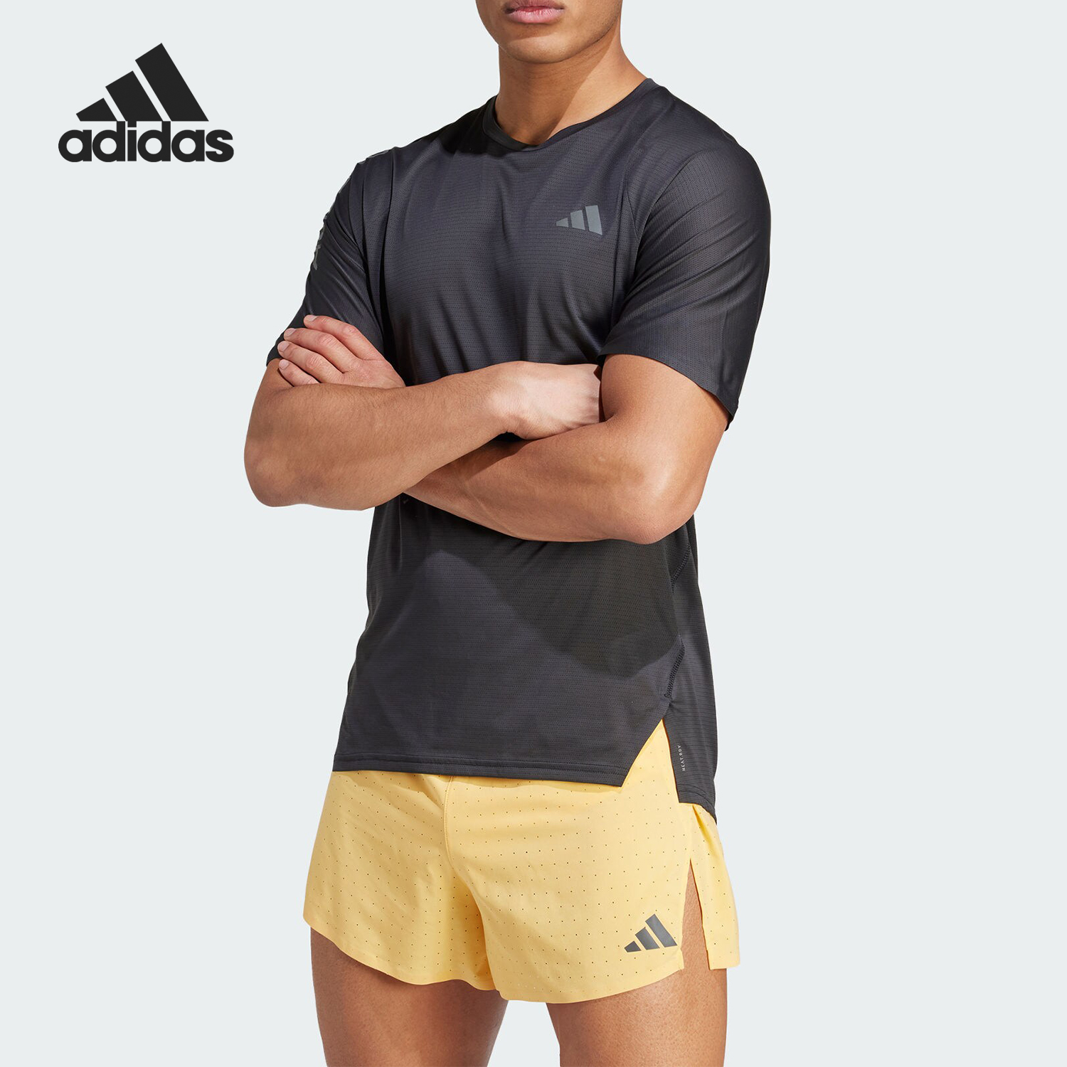 Adidas/阿迪达斯正品ADIZERO TEE M 男士跑步运动T恤IK9718