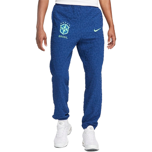Nike/耐克官方正品巴西队男子运动训练针织足球长裤DX2046-490