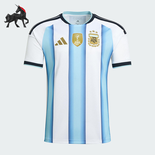 Adidas 阿根廷国家队男士 运动透气足球短袖 JM8396 阿迪达斯正品