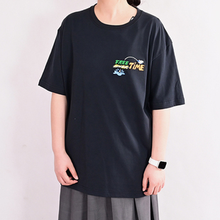 匡威正品 T恤10027222 新款 户外圆领健身训练短袖 A03 男士 Converse