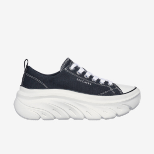 厚底轻质缓震帆布鞋 STREET系列女士时尚 斯凯奇正品 Skechers