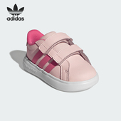 三叶草婴童休闲低帮魔术贴耐磨运动鞋 Adidas 阿迪达斯正品 KI3238
