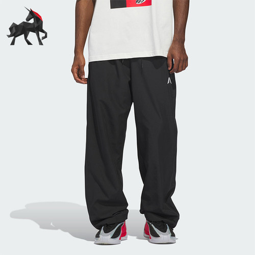 Adidas/阿迪达斯正品爱德华兹系列新款男黑色经典运动长裤KF3246