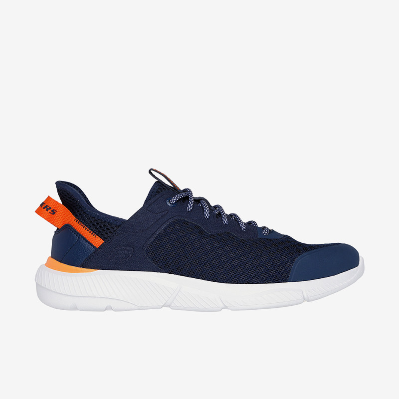 Skechers/斯凯奇正品新款男士透气网布休闲绑带运动鞋