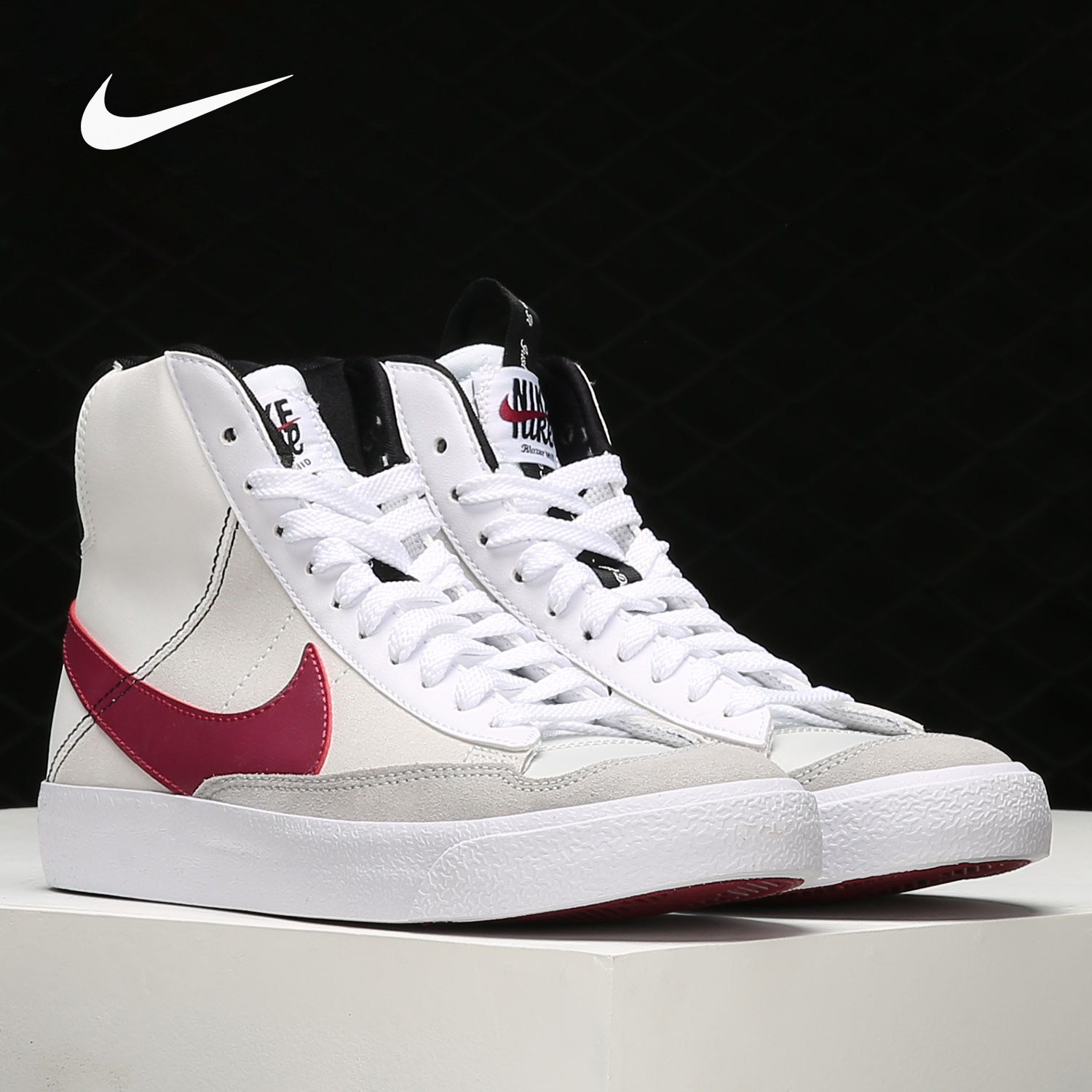 Nike/耐克正品BLAZER MID 77 SE D女子GS大童板鞋DH8640-101