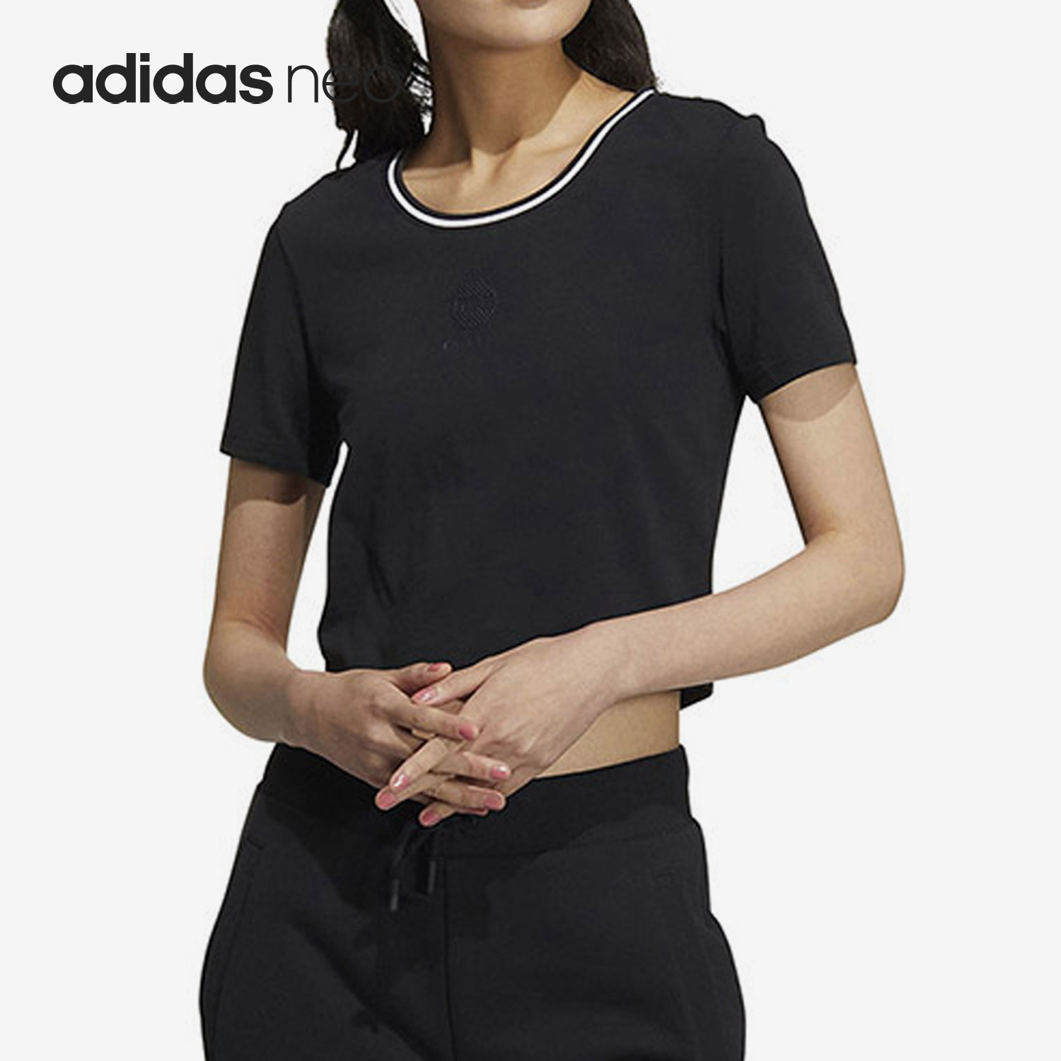 Adidas/阿迪达斯女子运动短袖