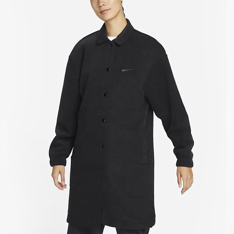 Nike/耐克正品新款SPORTSWEAR 女子毛巾布长款运动外套DV7817-010