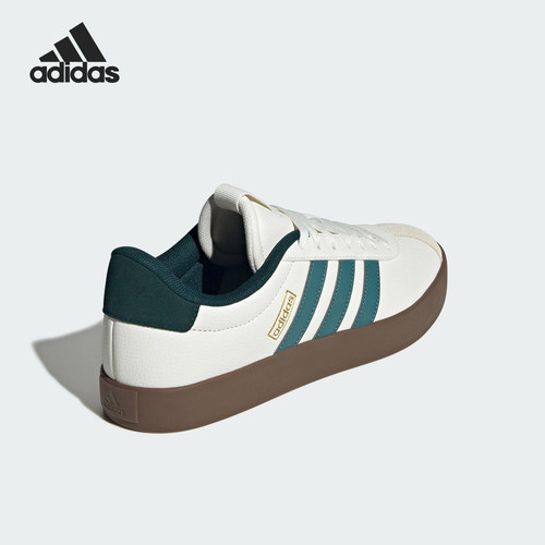 Adidas/阿迪达斯正品VL COURT 3.0男士绒面革经典透气板鞋JR8635