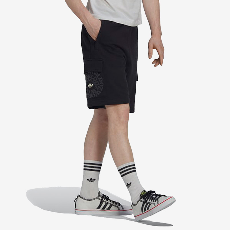 阿迪达斯男子宽松休闲运动短裤