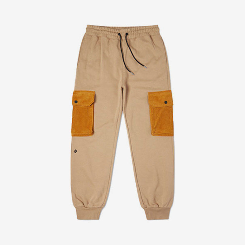 Converse/匡威正品春秋男士灯芯绒拼接宽松抓绒长裤10023524-A01,运动服/休闲服装,运动长裤,淘宝优惠券,粉丝福利购,淘宝优惠卷