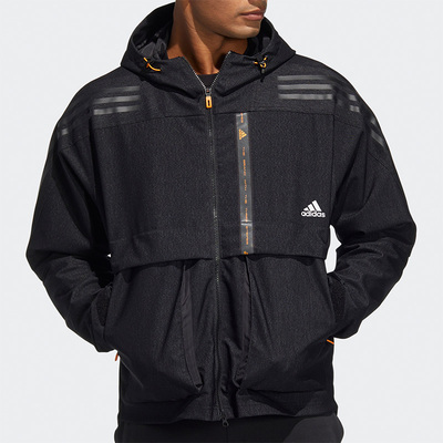 阿迪达斯男子运动连帽夹克
