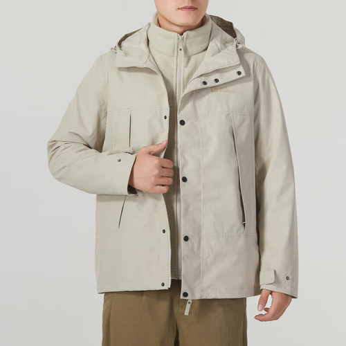 Jack wolfskin/狼爪正品透气三合一男士冲锋衣5123251-6260