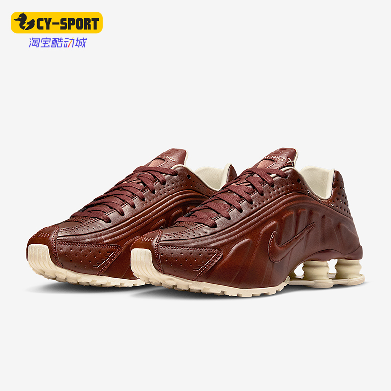 Nike/耐克正品Shox R4女士耐磨缓震运动气柱低帮跑步鞋IM6690-220