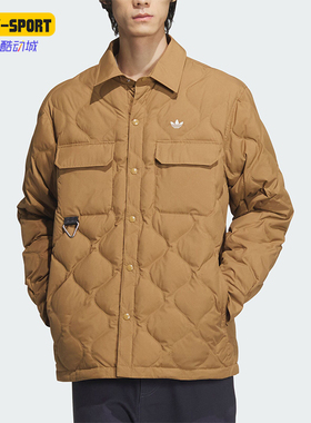 Adidas/阿迪达斯正品三叶草男士宽松保暖运动羽绒服JD3748