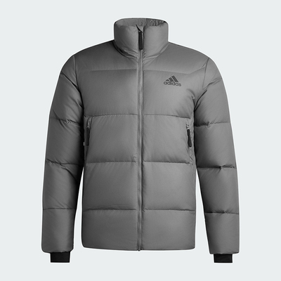 Adidas/阿迪达斯正品冬季男士运动保暖休闲简约立领羽绒服KF6761