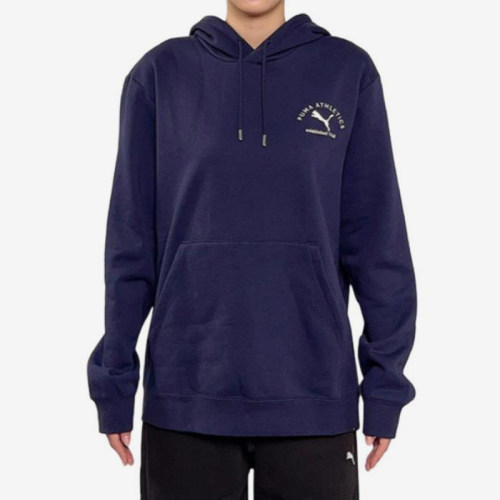 Puma/彪马正品连帽套头长袖男保暖柔软口袋经典针织卫衣692600-16