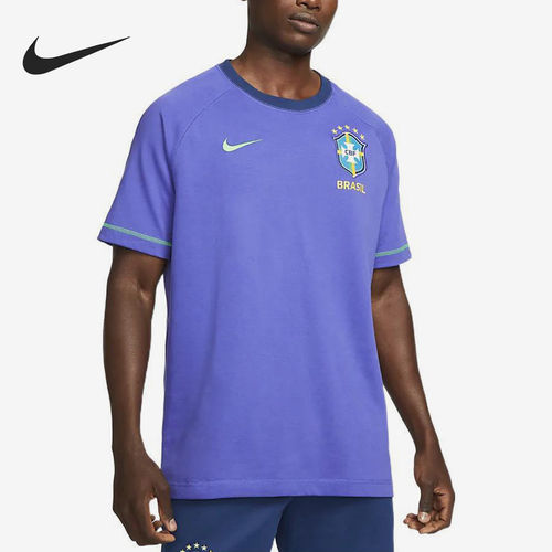 Nike耐克正品男款Logo印花徽章圆领套头款短袖T恤DN1058-431