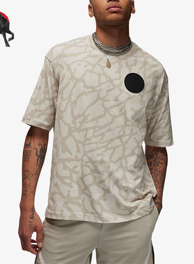 Nike/耐克正品JORDAN x PSG男士宽松透气经典运动短袖DZ2912-072