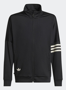 Adidas/阿迪达斯正品三叶草男女大童舒适立领运动外套 HK9696