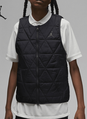 Nike/耐克官方正品JORDAN男士简约梭织保暖运动棉马甲FB3266-010